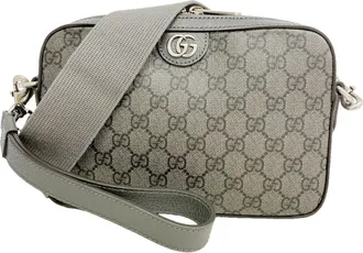 Gucci Gray Pvc Shoulder Bag (Pre-Owned)