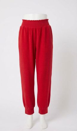 Z Supply Holly Dream Jogger Pants In Haute Red