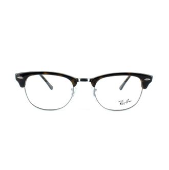 Ray-Ban Unisex Glasses Frames 5154 Clubmaster 2012 Dark Havana 49mm - Brown - One Size