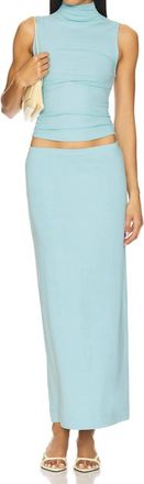 Free People Ellie Skirt And Top Set In Splash