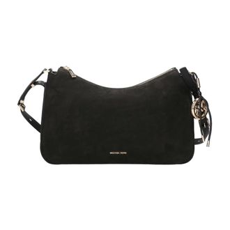 Michael Kors Tassen, Dames, Zwart, ONE Size, Leer, Nolita Medium Schoudertas