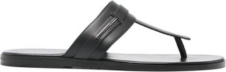Tom Ford LEATHER SANDALS Size: 45, colour: BLACK