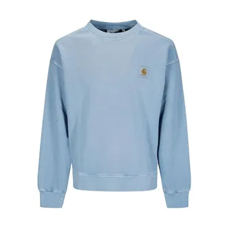 Carhartt Work in Progress Carhartt Wip, Sweatshirts, male, Blue, Size: XL Main Sweater