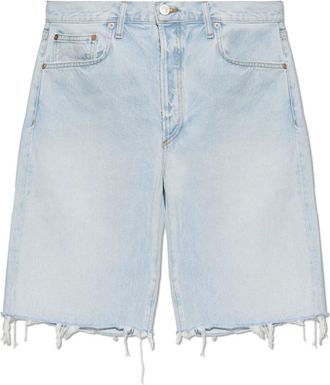 A Gold E Anson Denim Shorts - Heren - Denim shorts - Blauw - W32 - Denim - Korte Broeken