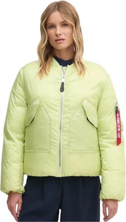 Alpha Industries Down Jassen - Dames - Winterjassen - Groen - L - Jassen