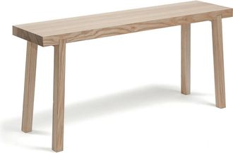 side by side HockerBank, 95 x 45 cm, Esche natur