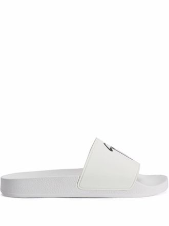 Giuseppe Zanotti Sandali slides Brett - Bianco