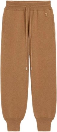 Ami Pantalones de Pista de Lana - Trousers - Hombre - Marr&oacute;n - S