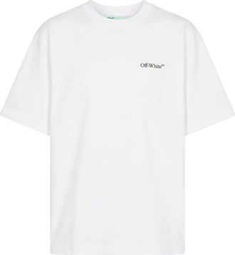 Off-white Klassiek Katoenen T-shirt - Heren - T-shirts - Wit - XL - Katoen - Tops