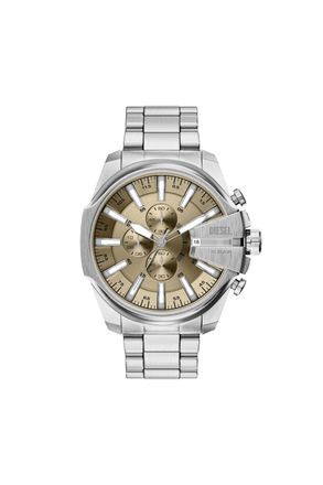 Diesel Mega Chief Slim Chronograph Stainless Steel Watch - Timeframes - Man - Silver
