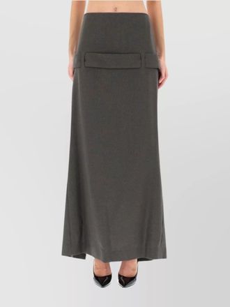 Jean Paul Gaultier high waist long skirt side slit