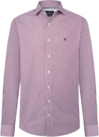 Hackett Heren, Overhemden, Rood, Maat: L Denim