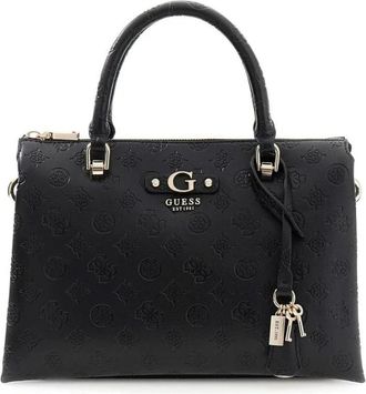 Guess Dita Dome Satchel - Dames - Handtassen - Zwart - ONE Size - Tassen