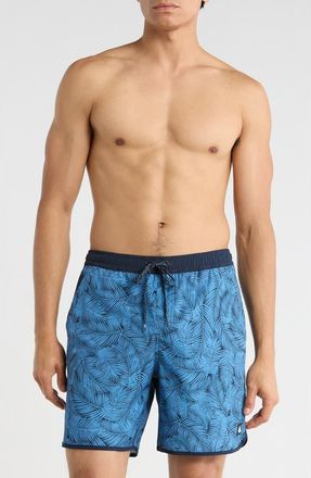 Quiksilver Tackle Volley Swim Shorts in Total Eclipse at Nordstrom Rack, Size X-Large