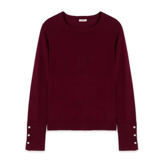 Oltre Sweatshirts - Dames - Ronde hals truien - Rood - 2XL - Truien & Vesten
