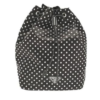 Prada Pre-owned Pochette con Coulisse in Nylon - - Pre-owned - Donna - Nero - ONE SIZE