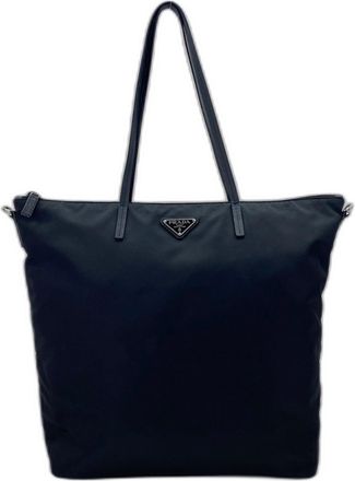Prada Black Nylon Tote Bag (Pre-Owned)
