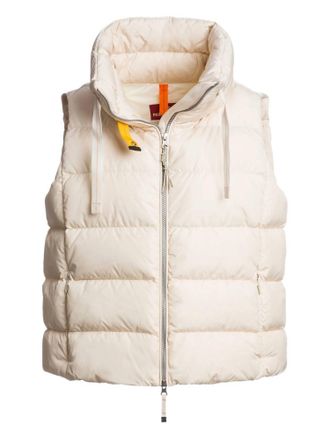 Parajumpers Womens Nolene Down Vest In Moonbeam