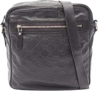 Gucci Pre-owned Guccissima Leather Shoulder Bag - Dames - Vintage Schoudertas - Bruin - ONE Size - Leer - Vintage