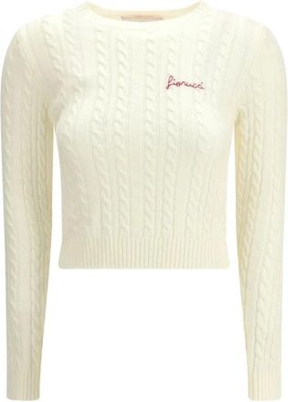 Fiorucci Dames, Truien, Beige, Maat: XS Wol