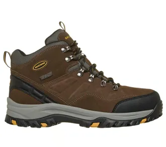 Skechers Mens Relment Pelmo Boots In Khaki