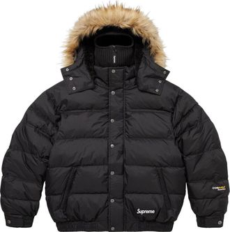 SUPREME FW25 Facemask 700-Fill Down Puffer Jacket Black SUP-FW25-073-BLK