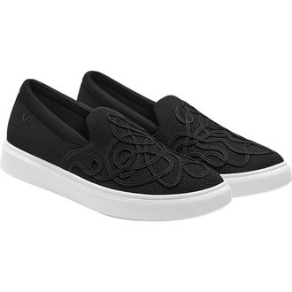 Vivaia Classic Slip-On Unisex Sneakers in Black at Nordstrom, Size 6.5