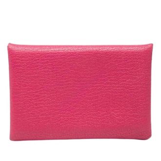 Herm&egrave;s Pre-owned Card Holder - Dames - Vintage Accessoires - Roze - ONE Size - Leer - Vintage