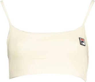 Fila Linfen Top - Dames - Tops zonder mouwen - Wit - XS - Katoen - Tops