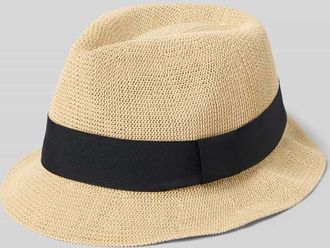 M&uuml;ller Headwear Hut mit Zierband in Camel, Gr&ouml;&szlig;e L