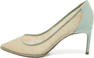 Rene Caovilla Pumps in pizzo - Toni neutri