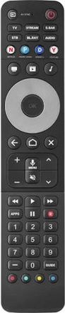 One For All Urc 7966 Mando A Distancia Ir/bluetooth Dvd/blu-ray, Consola De Juegos, Altavoz, Altavoz Para Barra De Sonido, Tv, Receptor De Televisi&oacute;n Botones - On
