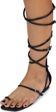 Jeffrey Campbell Womens Gladia Gladiator Sandal In Black