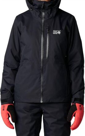 Mountain Hardwear Womens Firefall Insulated Jacket In Black