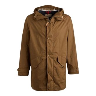 Manifattura Ceccarelli Parkas, male, Brown, Size: 2XL 6041 All Weather Coat