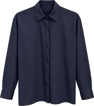 Mars&eacute;m Camicia in Nylon - - Blouses & Shirts - Donna - Blu - S