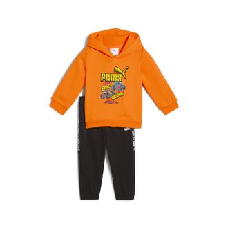 Puma Set PUMA x HOT WHEELS MONSTER TRUCKS per bimbi ai primi passi, Abbigliamento, Nero, 2-3Y
