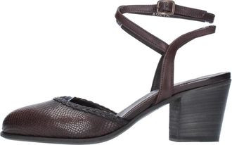 Pantanetti Schoenen, Dames, Bruin, 36 EU, Leer, Slingback Pomp