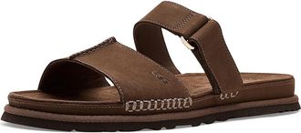 UGG Goldengaze Slide Womens Sandals Dark Chestnut : 9.5 B - Medium, Suede