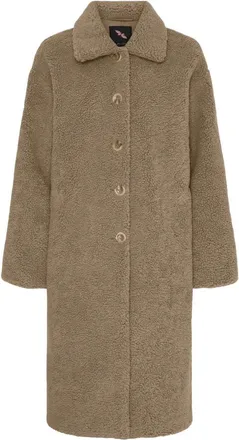 BTF-CPH Btfcph, Jassen, Dames, Beige, XL, Nepbont, Nepbont & Shearling Jassen