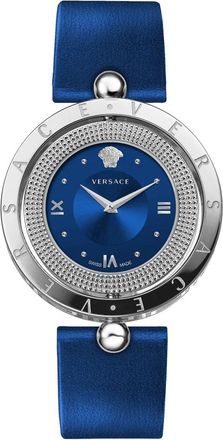 Versace Dameshorloge Eon 33.5 mm Blauw Ve 7901123 - Dames - Horloges - Blauw - ONE Size - Accessoires