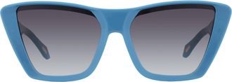 Just Cavalli Smoke Gradient Cat Eye Ladies Sunglasses SJC146 09QL 58