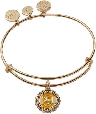 Alex and Ani Harry Potter Hufflepuff House Charm Bangle Bracelet in Gold at Nordstrom