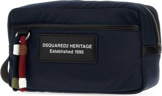 Dsquared2 Mens Navy Blue Fabric Beauty Case M1589 Accessory