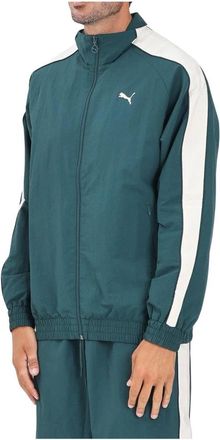 Puma Puma, Fitness, Heren, Groen, XL, Nylon, Felpa con zip