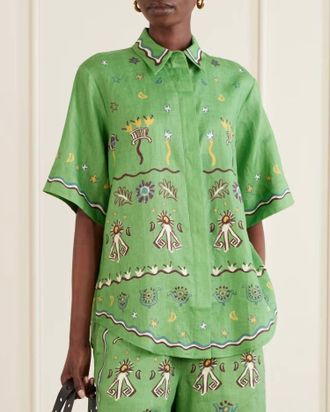 Alemais Sundancer Relaxed Shirt In Multi