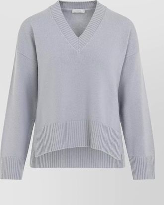 PESERICO silk cashmere fine-knit relaxed-fit v-neck sweater