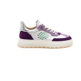 スニーカー Bepositive F4CUPRACE01/TUF Sneakers Cuprace Wing - Pigment BePositive Cuprace Wing white and pink leather sneaker | H