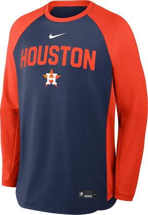 Nike Houston Astros Authentic Collection Nike Mens Dri-FIT Pullover Crew in Blue | 04H2045NHUS-7PG