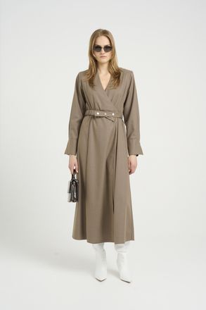 Gestuz Jurk Regular fit beige